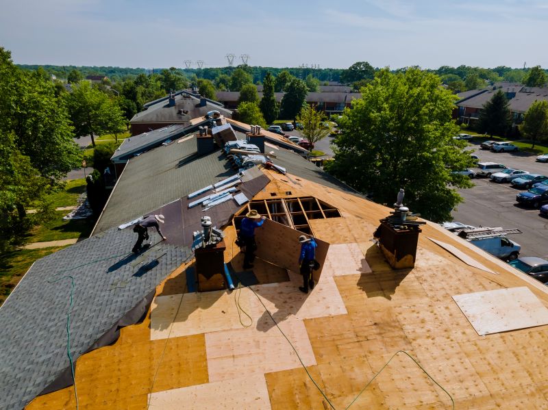 A Frame Roof Installation in Yorktown Heights, NY