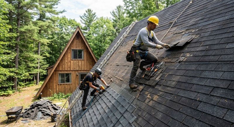 A Frame Roof Repair in Yorktown Heights, NY