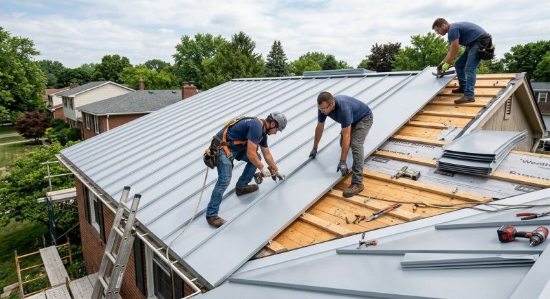 Aluminum Roof Installation in Danbury, CT