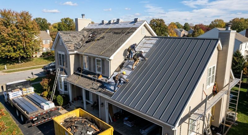 Aluminum Roof Replacement in Alpine, NJ