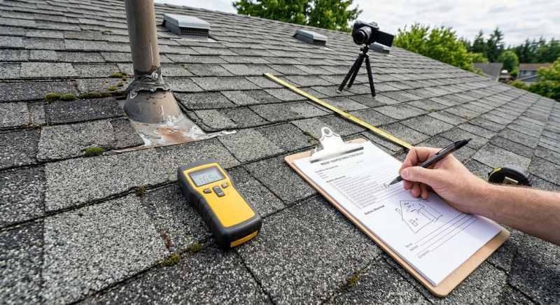 Asphalt Roof Inspection in Old Greenwich, CT