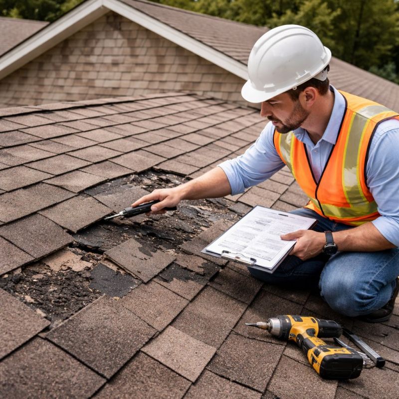 Asphalt Roof Inspection in Old Greenwich, CT