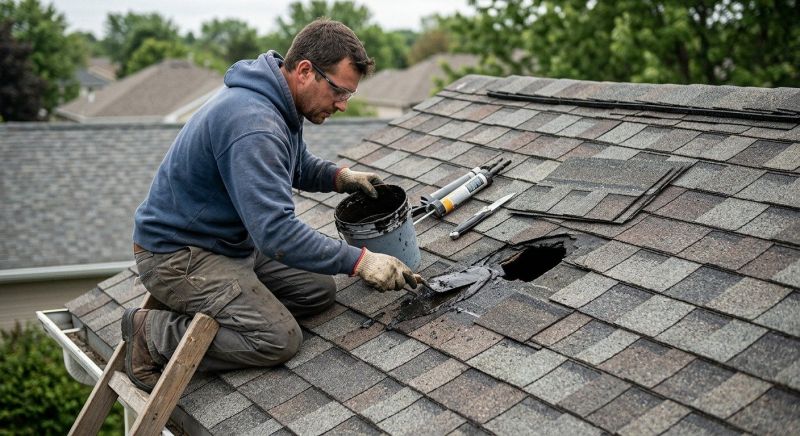 Asphalt Roof Leak Repair in New Fairfield, CT