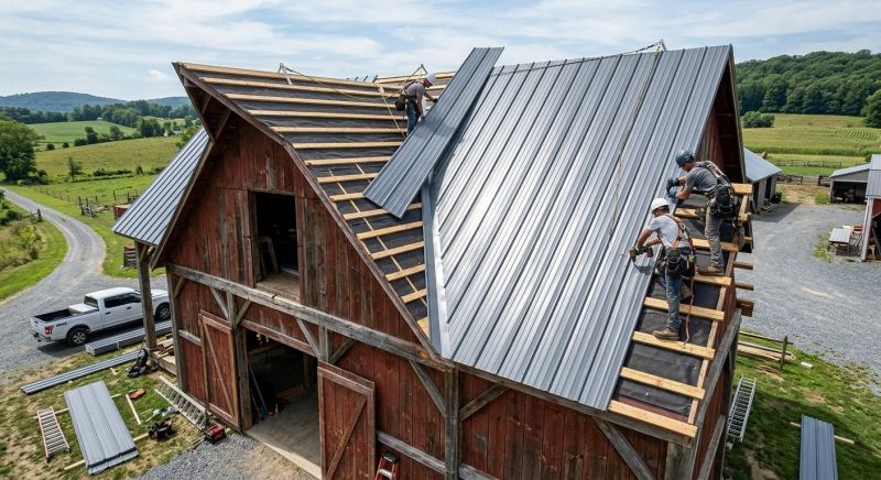 Barn Roof Construction in Yorktown Heights, NY