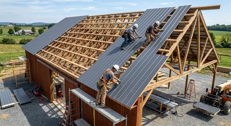 Barn Roof Construction in Yorktown Heights, NY