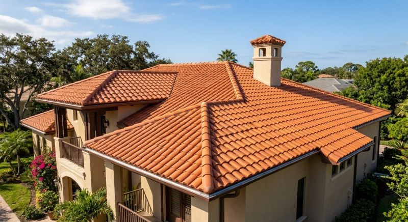 Barrel Tile Roof Installation in Yorktown Heights, NY