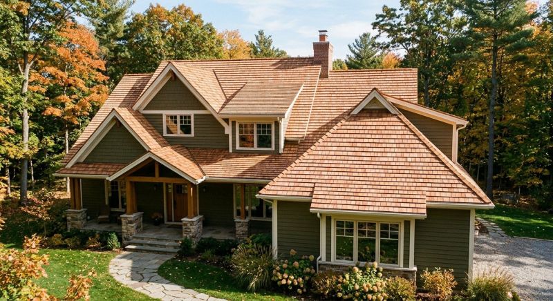 Cedar Roof Installation in Cortlandt Manor, NY