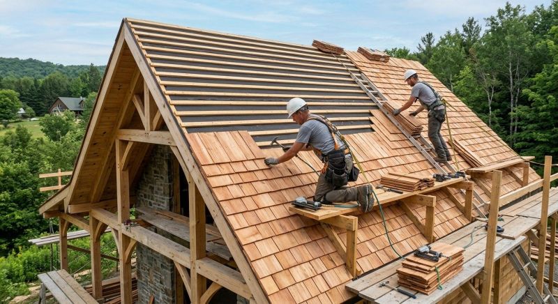 Cedar Roof Installation in Hartsdale, NY