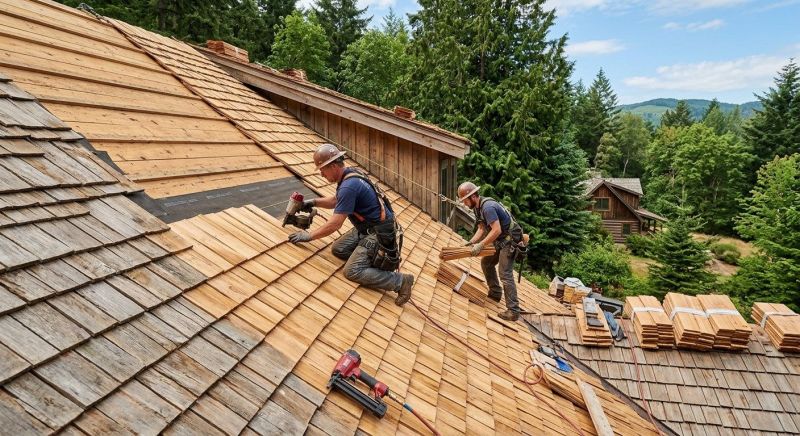 Cedar Roof Installation in Highland Falls, NY
