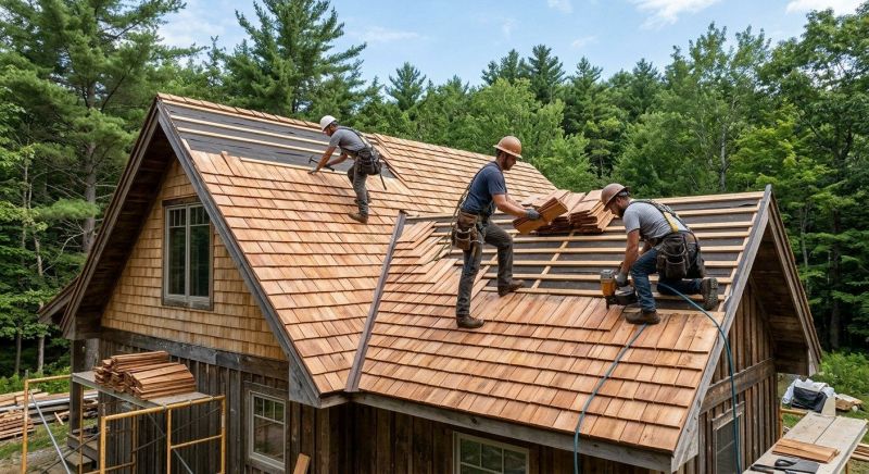 Cedar Roof Installation in Ossining, NY