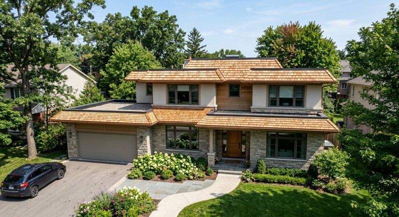 Cedar Shake Roof Construction in Briarcliff Manor, NY
