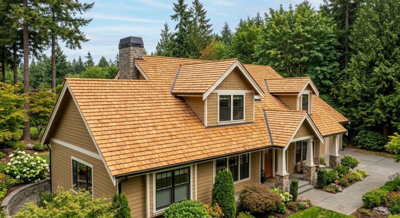Cedar Shake Roof Construction in Fairfield County, CT