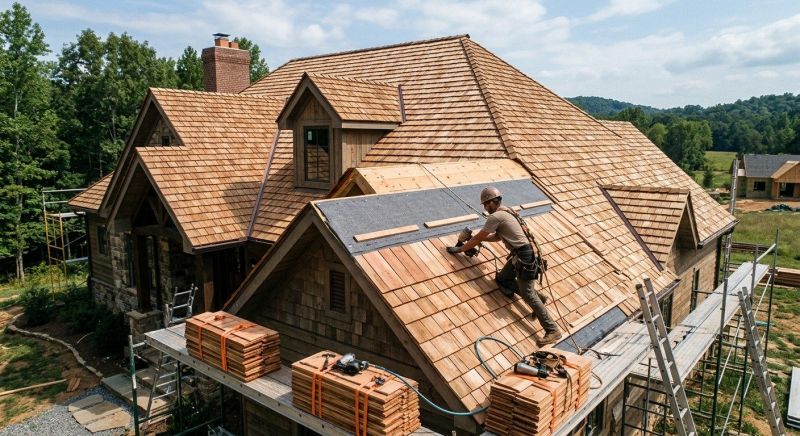 Cedar Shake Roof Construction in Spring Valley, NY