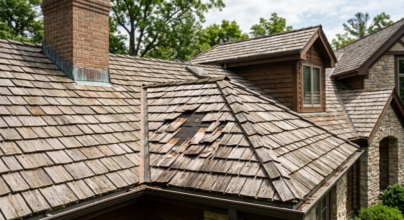 Cedar Shake Roof Repair in Scarsdale, NY
