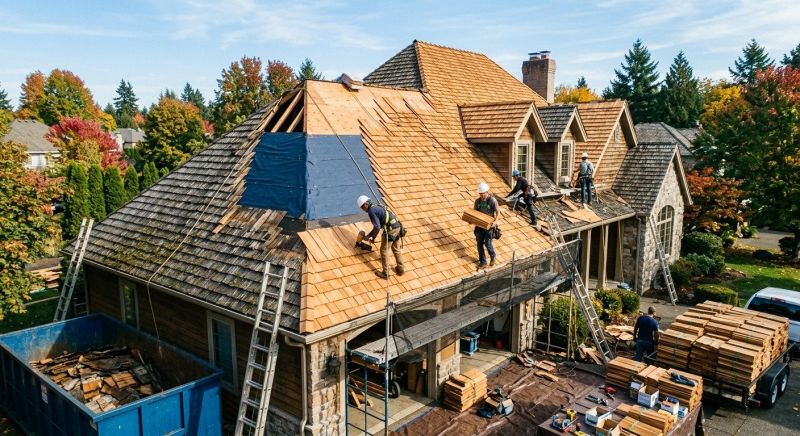 Cedar Shingles Replacement in Spring Valley, NY
