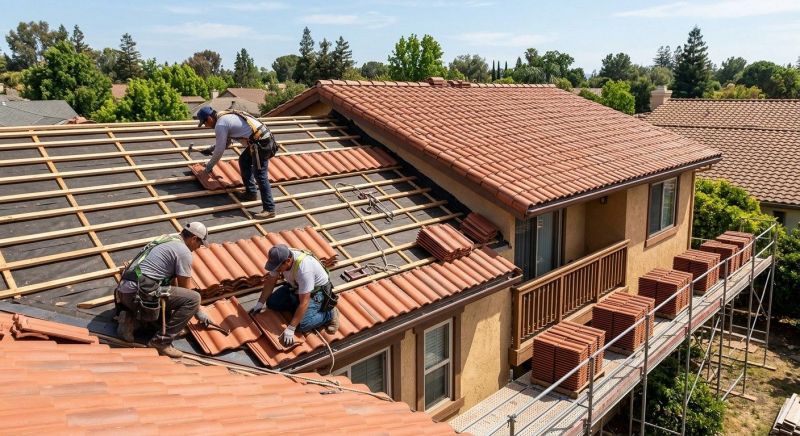 Clay Roof Installation in Beacon, NY