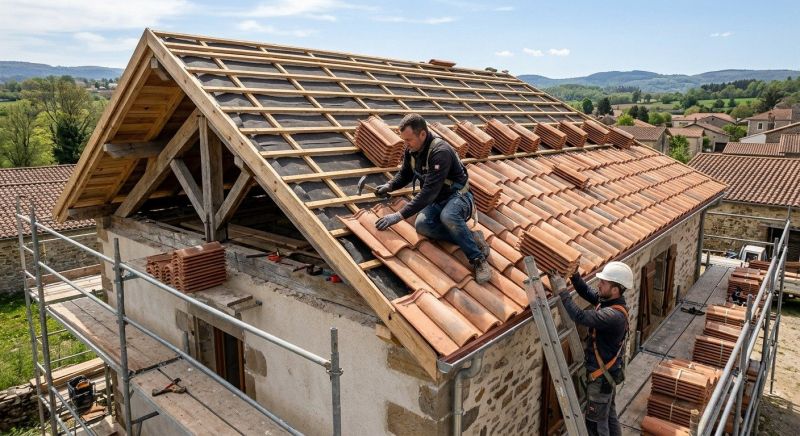 Clay Roof Installation in Beacon, NY