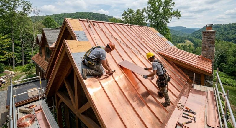 Copper Roof Installation in Yorktown Heights, NY