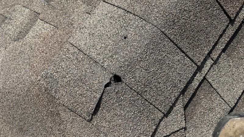 Damaged Roof Repair in Danbury, CT