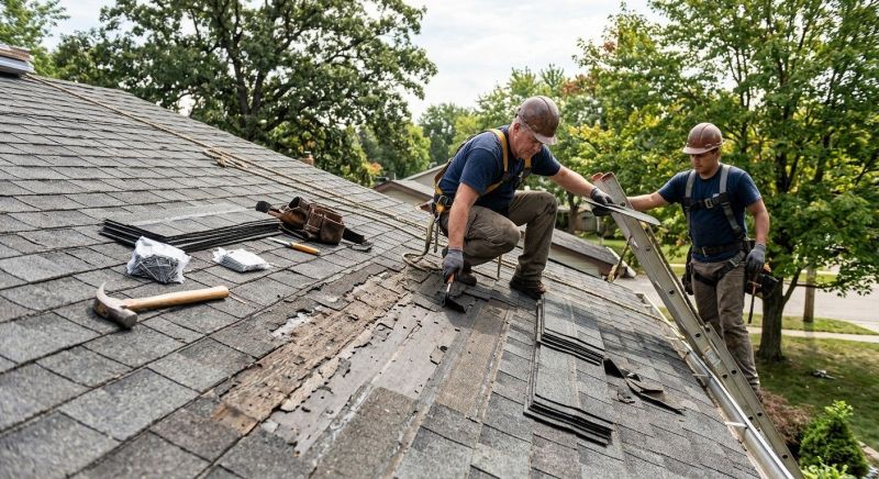 Damaged Roof Repair in New City, NY