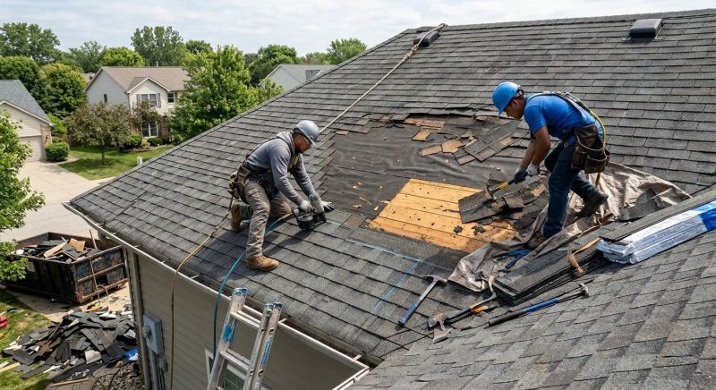 Damaged Roof Repair in New Windsor, NY