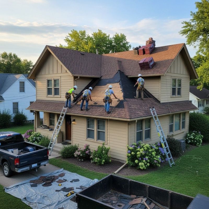 Damaged Roof Replacement in Norwalk, CT