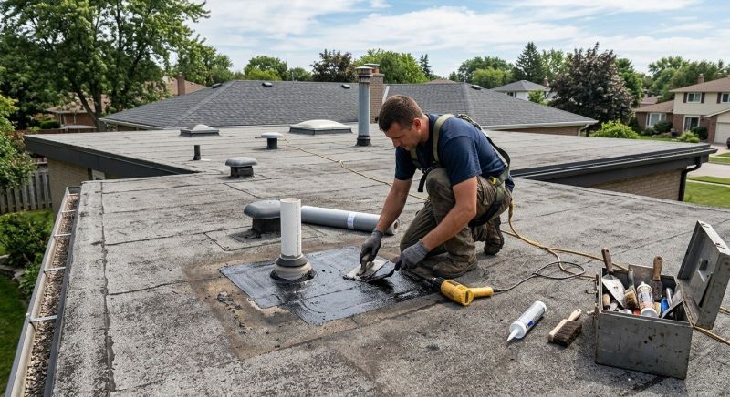 Flat Roof Repair in Pine Island, NY