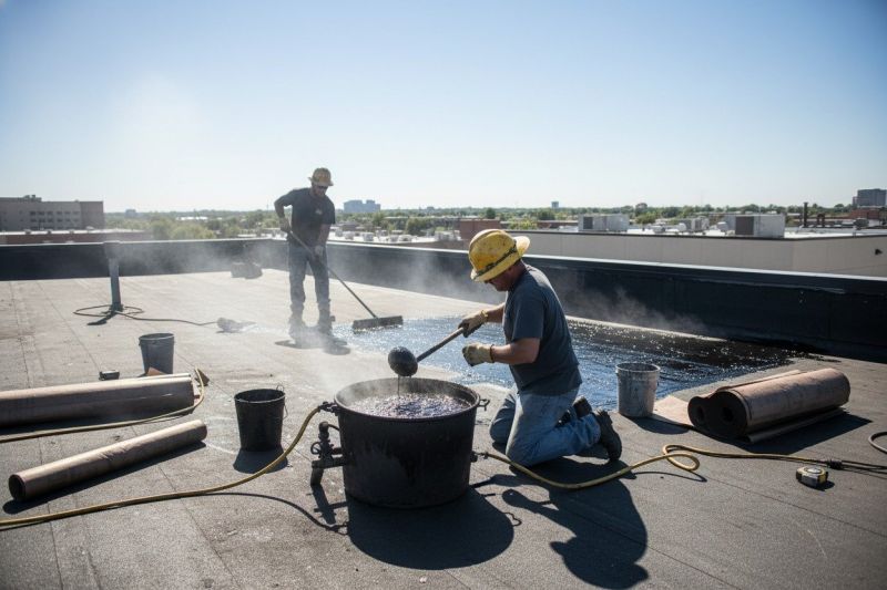 Flat Roof Tar Repair in Yorktown Heights, NY