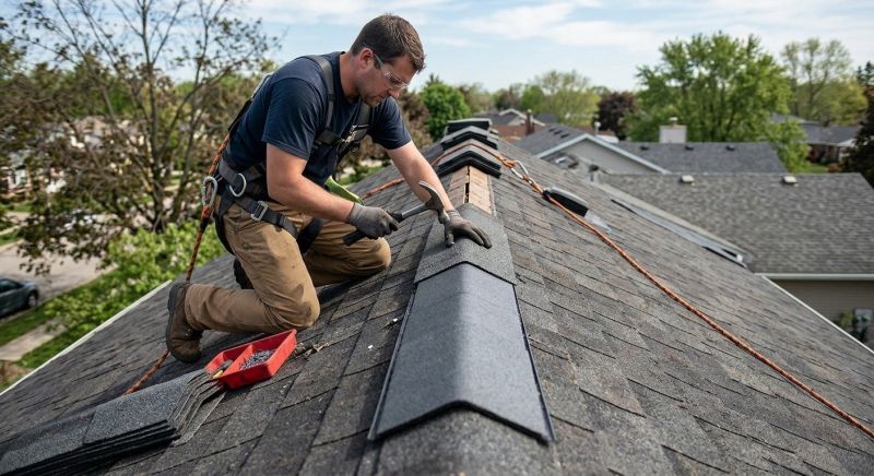 Ridge Cap Repair in Yorktown Heights, NY