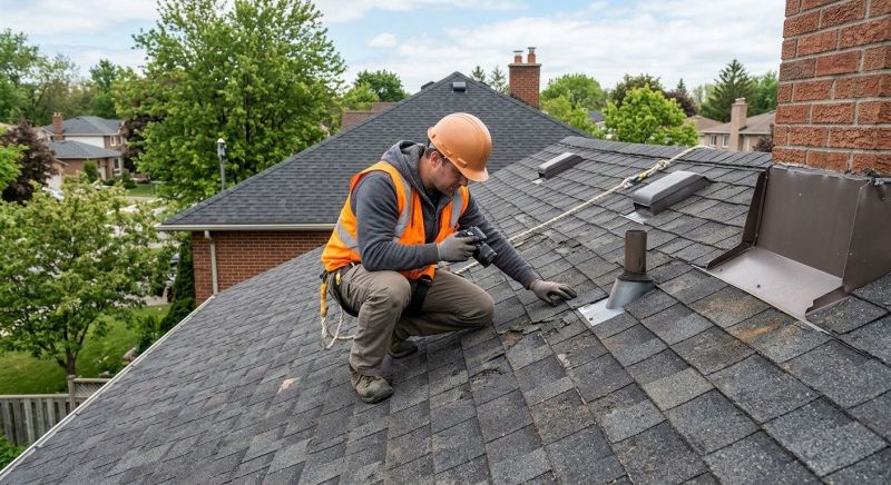 Roof Damage Inspection in Old Greenwich, CT