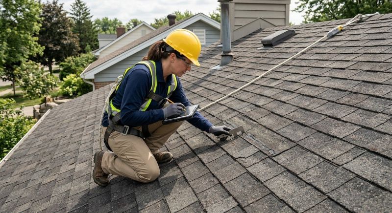 Roof Damage Inspection in Old Greenwich, CT