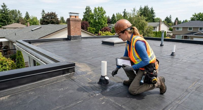 Roof Damage Inspection in Old Greenwich, CT