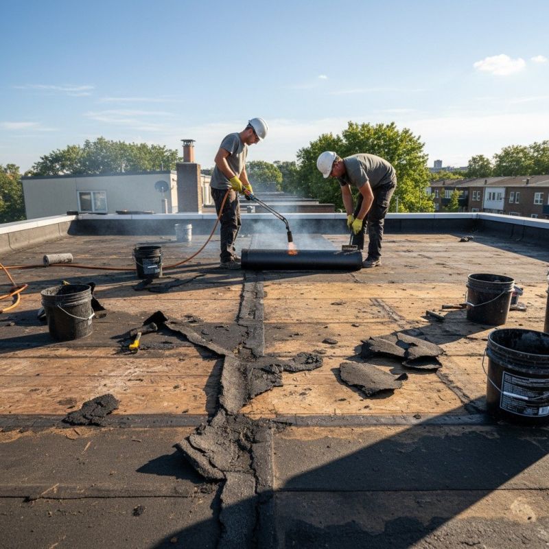 Single Ply Roof Repair in Larchmont, NY