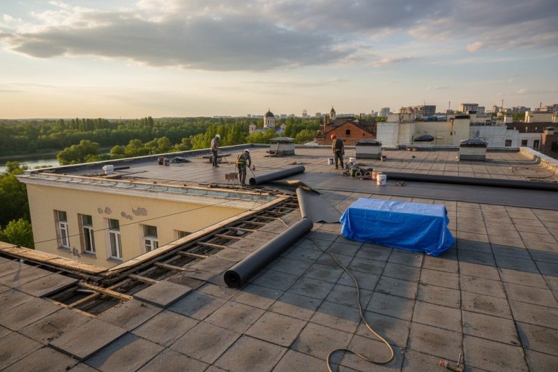 Single Ply Roof Replacement in Ardsley, NY