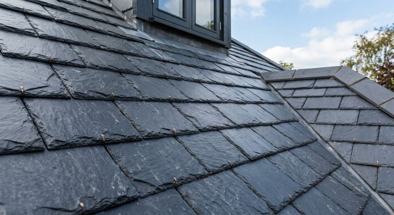 Slate Roof Construction in New Canaan, CT