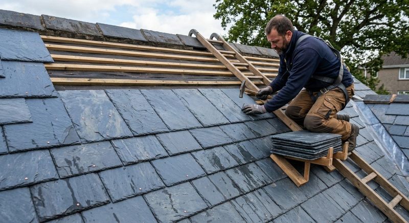 Slate Roof Installation in Newburgh, NY