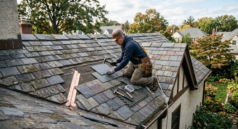 Slate Roof Repair in Park Ridge, NJ
