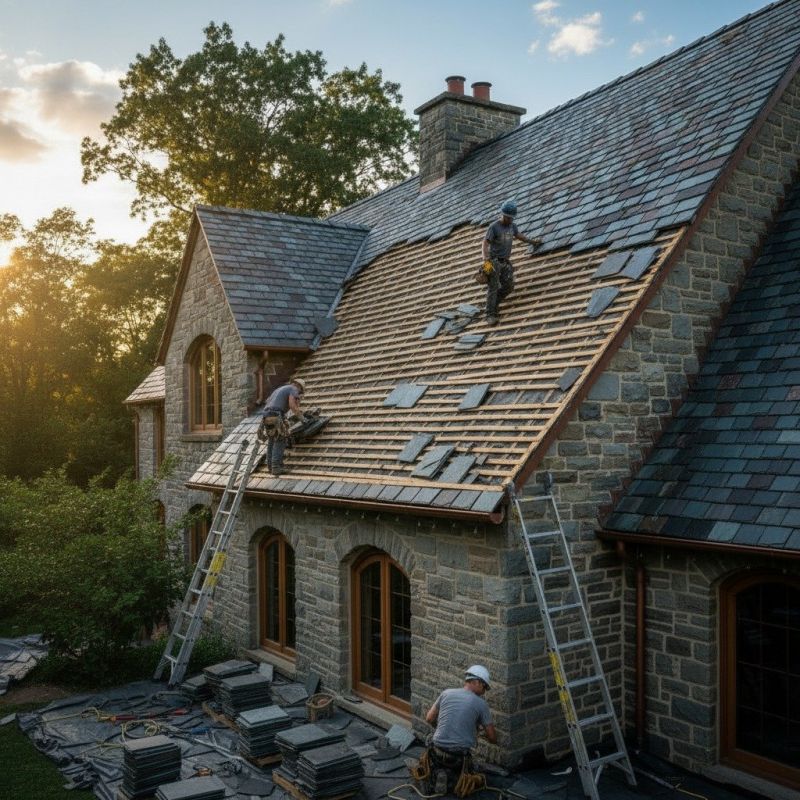 Slate Roof Replacement in Hopewell Junction, NY