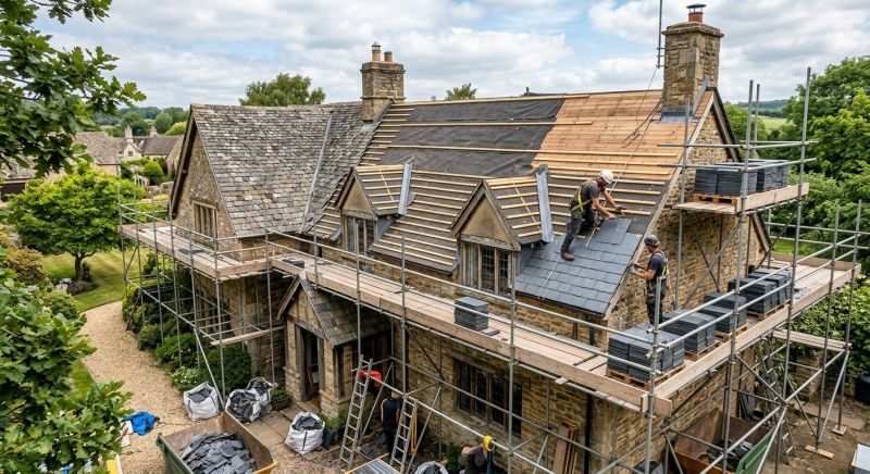 Slate Roof Replacement in Pound Ridge, NY