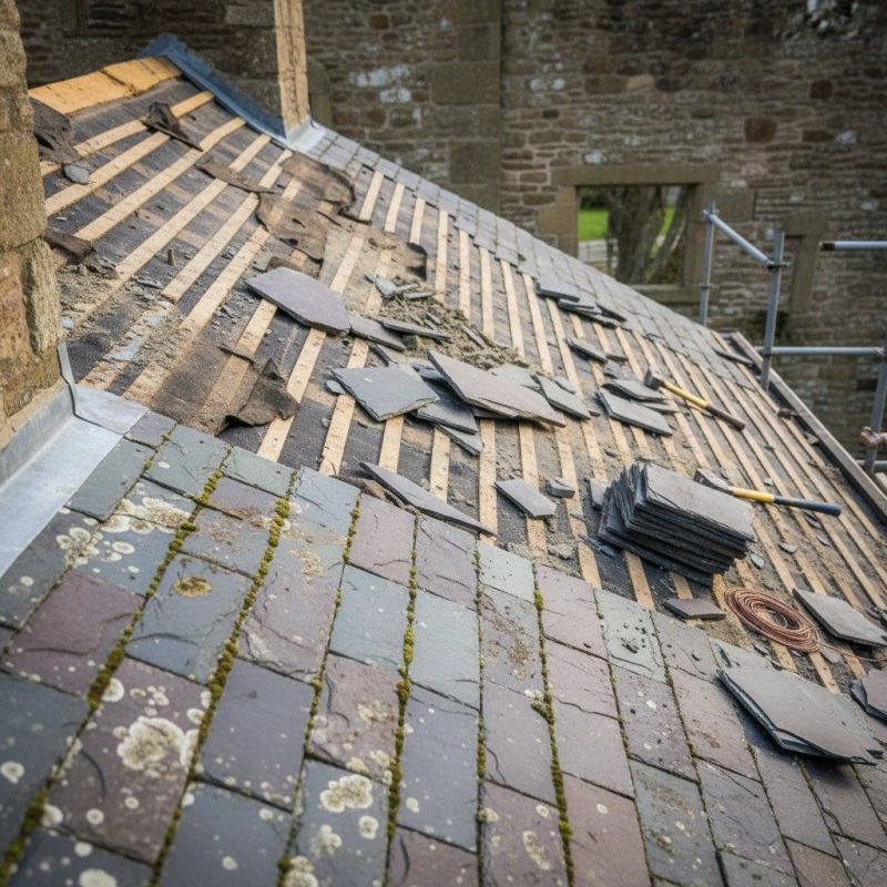 Slate Roof Replacement in Spring Valley, NY