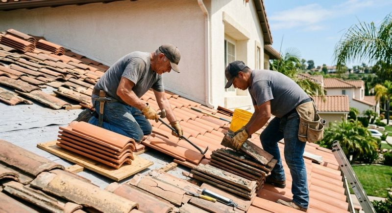 Spanish Tile Roof Repair in Yorktown Heights, NY