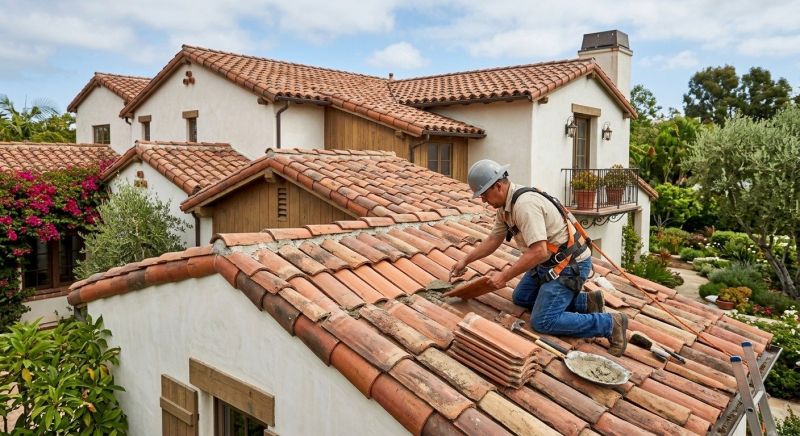 Spanish Tile Roof Repair in Yorktown Heights, NY