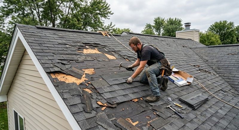 Storm Damage Roof Repair in Tappan, NY
