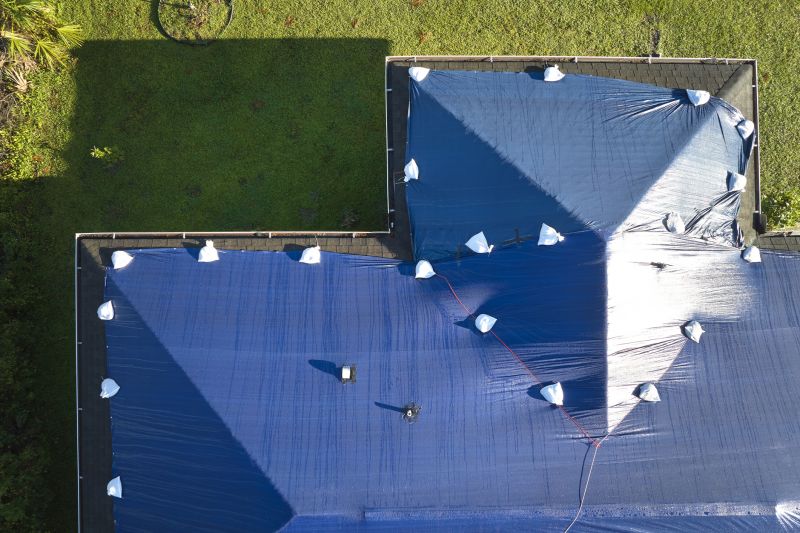 Storm Damage Roof Tarping in Yorktown Heights, NY