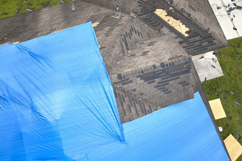Storm Damage Roof Tarping in Yorktown Heights, NY