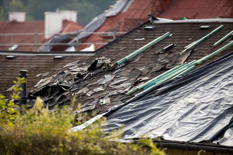 Storm Damage Roof Tarping in Yorktown Heights, NY