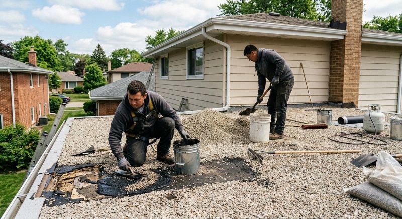 Tar And Gravel Roof Repair in Fairfield County, CT