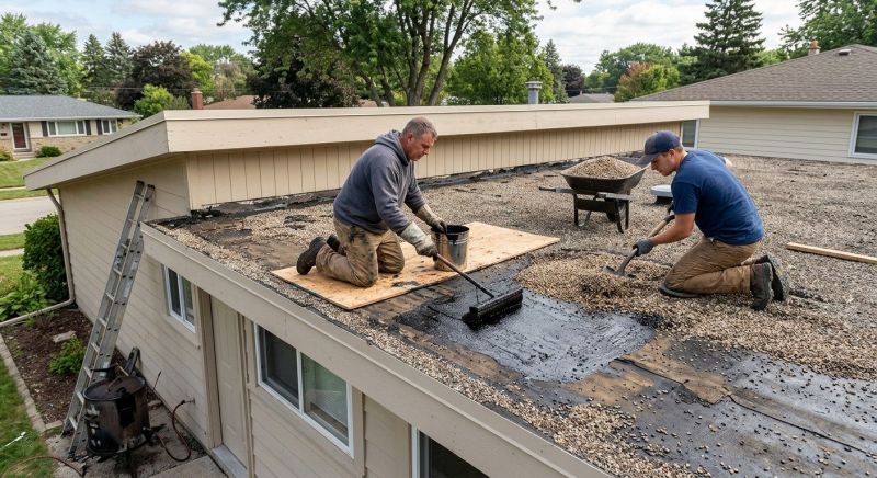 Tar And Gravel Roof Repair in Highland Mills, NY