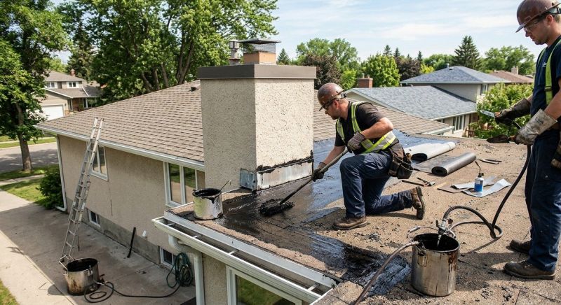 Tar And Gravel Roof Repair in New Canaan, CT