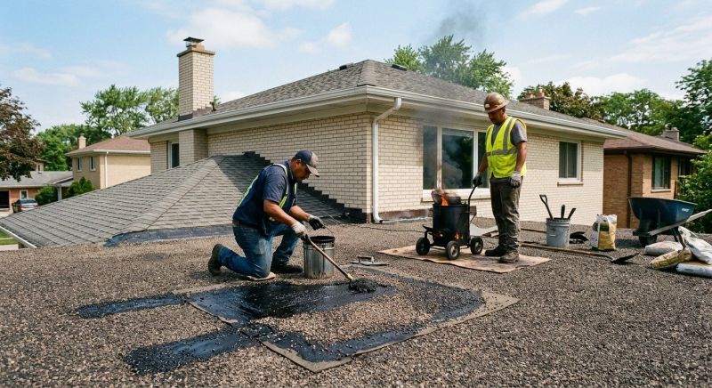 Tar And Gravel Roof Repair in Pine Island, NY